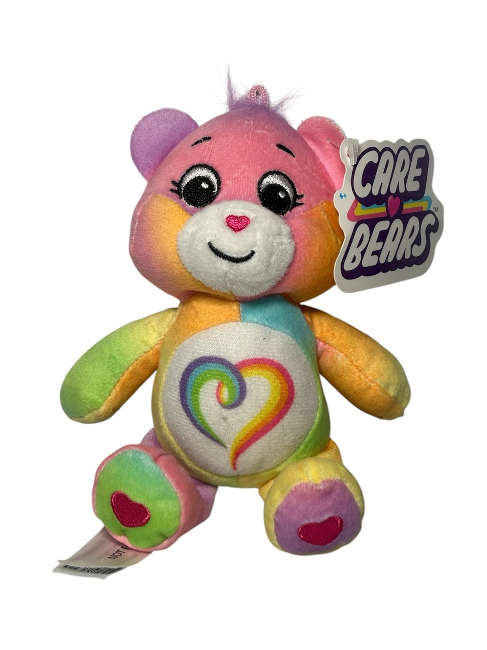 NWT Care Bears Togetherness Bear 9'' Plush Toy NEW Bestie soft rainbow